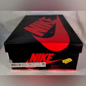 Air Jordan 1 Retro High OG Lost and Found box Varsity Red Black Sail Muslin